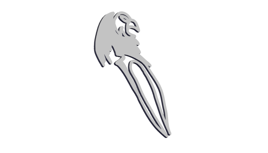 Eagle Hair Fork 3D Print 404890