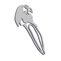 Small Eagle Hair Fork 3D Printing 404890