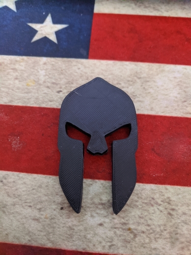 Gladiator Spartan Soldier helmet emblem badge