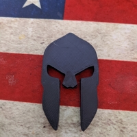 Small Gladiator Spartan Soldier helmet emblem badge 3D Printing 405033