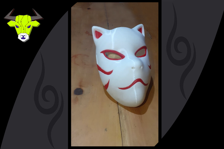 Tanjiro Mask / Máscara de Tanjiro - Demon Slayer