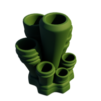 Abstract Pen Holder Desk Tidy 3D Print model - Thumbnail 1