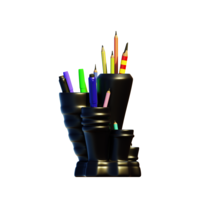 Abstract Pen Holder Desk Tidy 3D Print model - Thumbnail 5