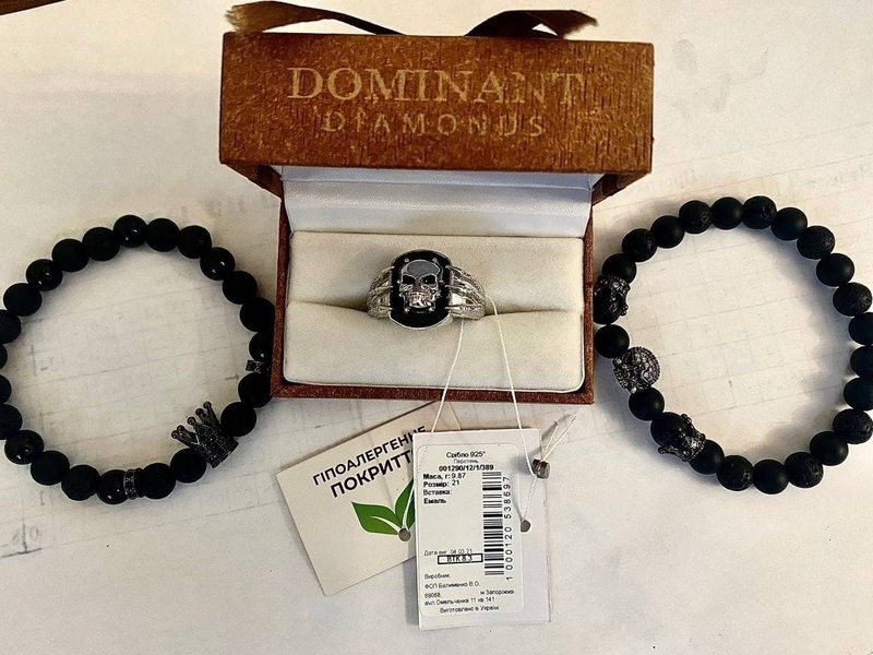  Skull jewelry ring design by DjSlake / Кольцо с дизайном черепа