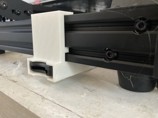 SD Card Reader Bracket for V-Slot 2020 linear rail design 3D Print 405285
