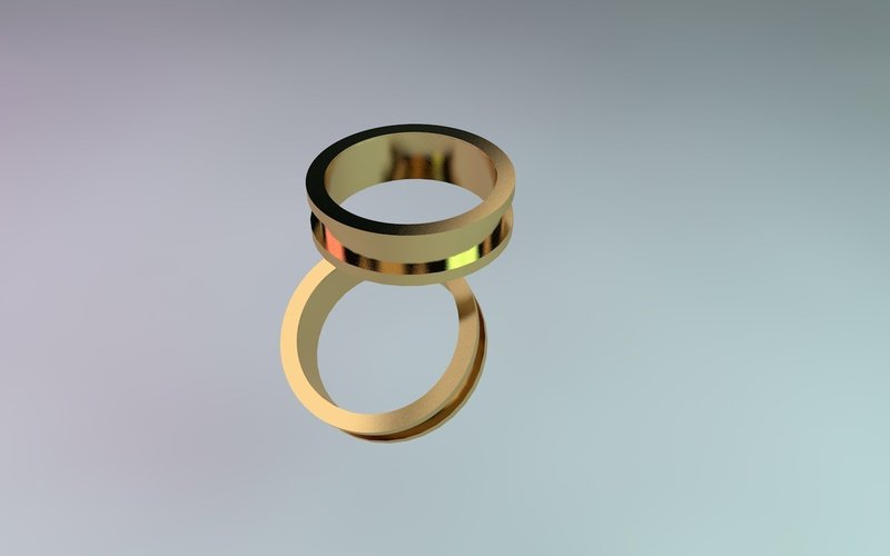 Basic ring 3D Print 40535