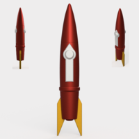 Small rocket slide 3D Printing 405475