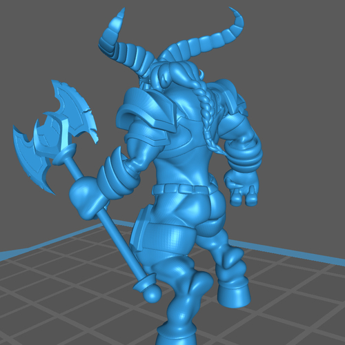 Beastman - Goat-Man - Warrior of Chaos 3D Print 405482