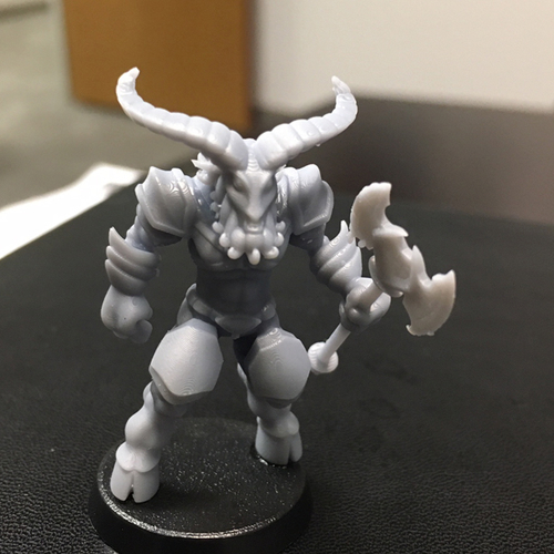 Beastman - Goat-Man - Warrior of Chaos 3D Print 405487