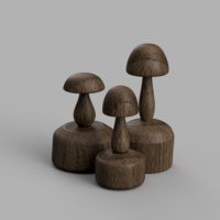 Small mushroom 3D Printing 405561