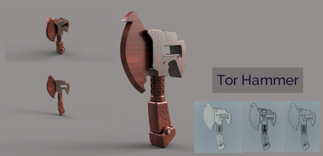 tor hammer 3D Print 405566