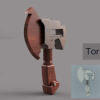 Small tor hammer 3D Printing 405566