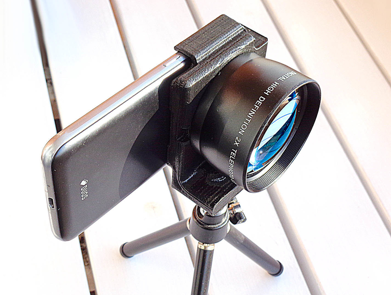 Smartphone telescopic attachment