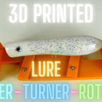 Small 3d printed lure turner lure dryer lure rotator 3D Printing 405809