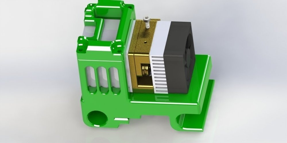 Subtropisch stikstof persoon 3D Printed Da Vinci 1 3D Printer Extruder Carriage for MK8 by chris_call |  Pinshape