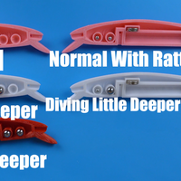 Minnow lure with magnetic weight transfer system. Fishing lure. - Thumbnail 2