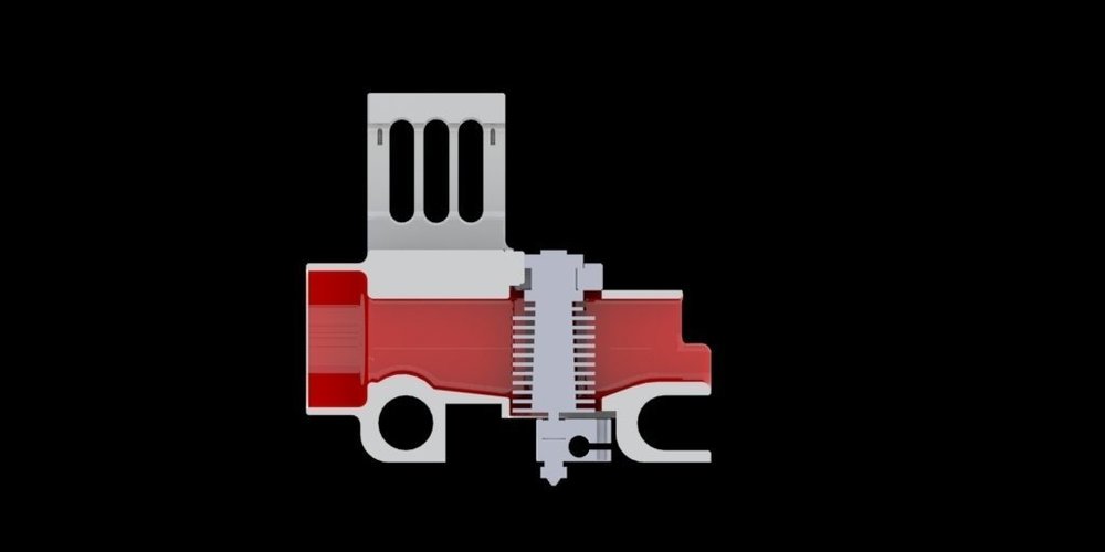 Da Vinci 1 3D Printer - E3D Hotend with MK8 Extruder ver.1 3D Print 40591