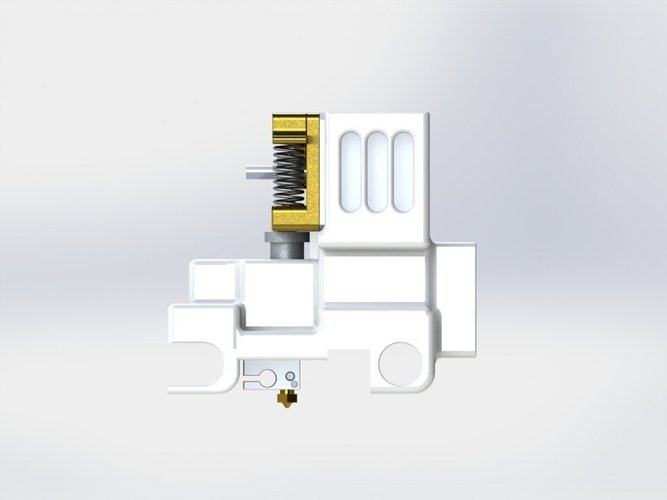 Da Vinci 1 3D Printer - E3D Hotend with MK8 Extruder ver.1 3D Print 40597