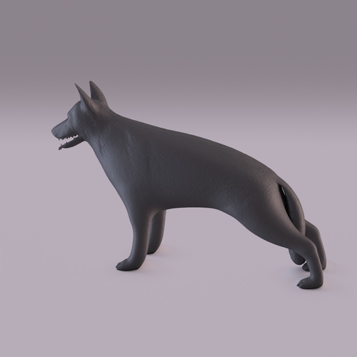 German Shepherd 3D Print 405997