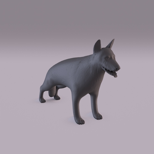 German Shepherd 3D Print 406001