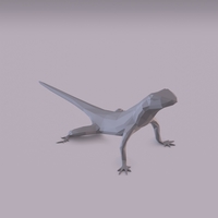 Lizard low poly - Thumbnail 1