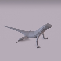 Lizard low poly - Thumbnail 2