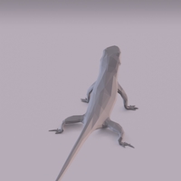 Lizard low poly - Thumbnail 6