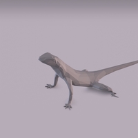 Lizard low poly - Thumbnail 9