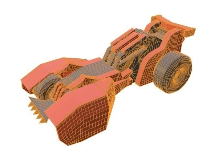 batmobile 3D Print 406095