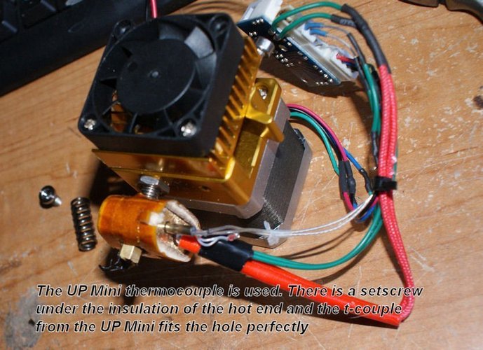 UP Mini parts for entire extruder replacement with an extruder f 3D Print 40614