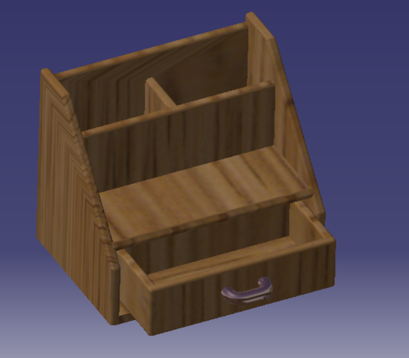 Desktop Organizer antique style furniture 
