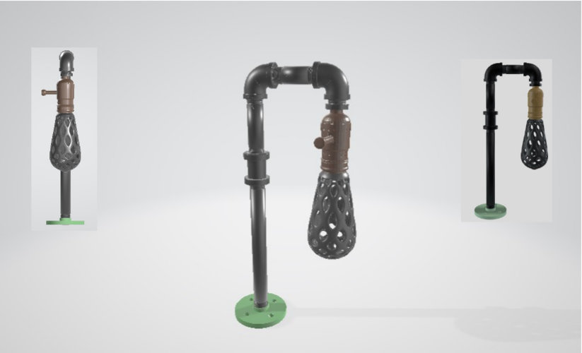 pipe lamp 3D Print 406176