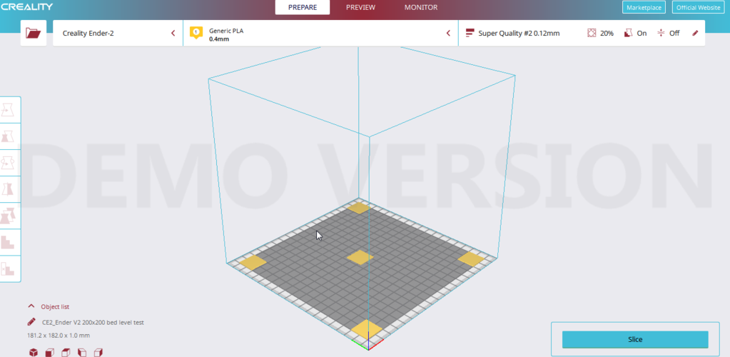 Ender V2 bed level test 3D Print 406237