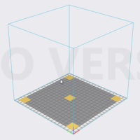 Small Ender V2 bed level test 3D Printing 406238
