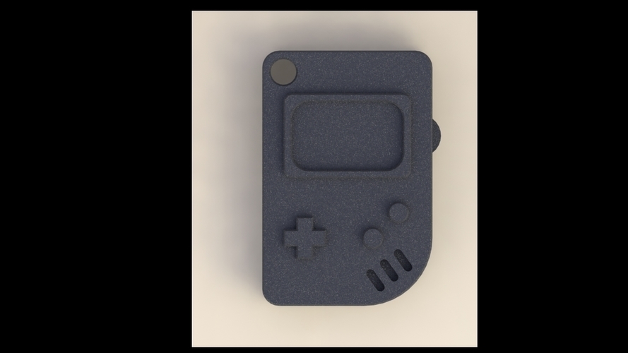 Keychain Gameboy 3D Print 406291