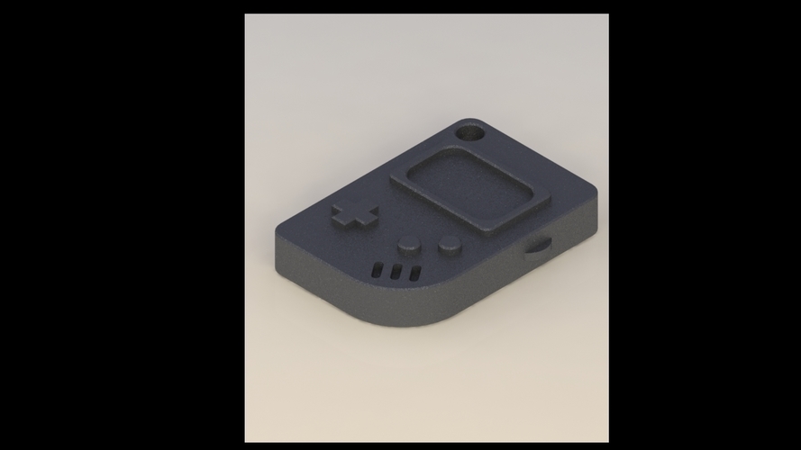 Keychain Gameboy 3D Print 406292