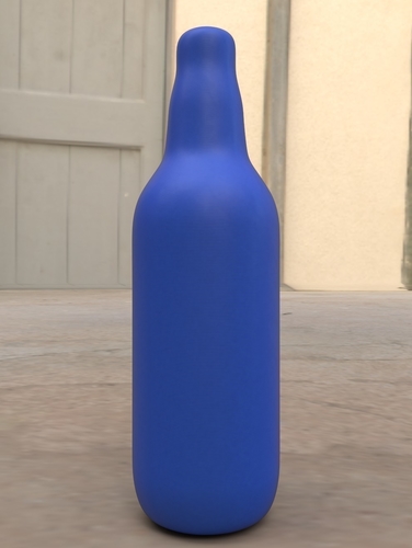 Non-Hollowed Beer Bottle 2 Plain 3D Print 406385