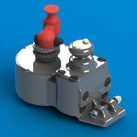 Small Dynamo Light (gravity chain drive or hand crank) 3D Printing 40640