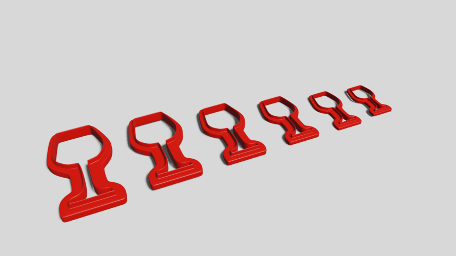 Cortador de arcilla polimerica- copas 3D Print 406464