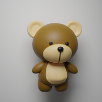 Small oso personaje cartoon 3D Printing 406471