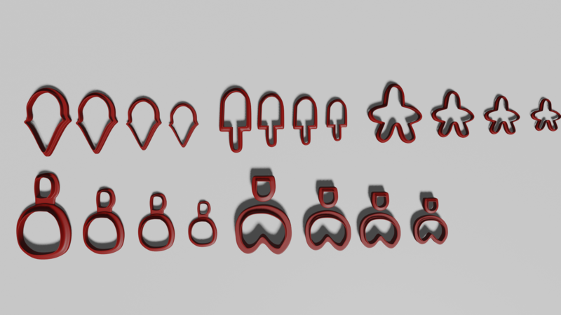 Cortadores de arcilla polimerica- pack