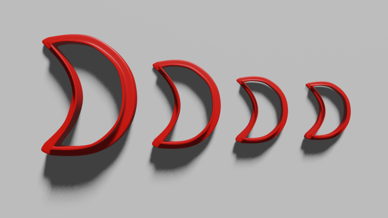 Cortador de arcilla polimerica- lunas