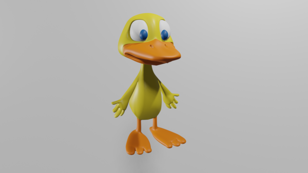 Medium pato cartoon 3D Printing 406477