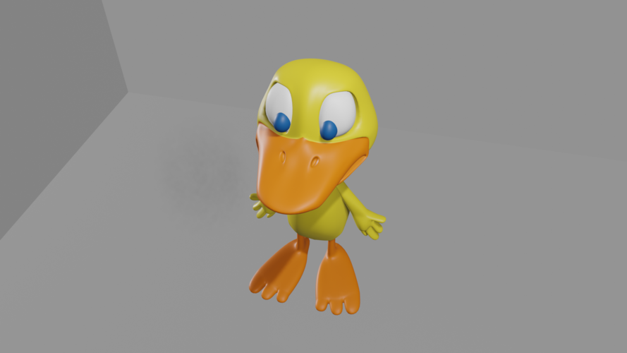 pato cartoon 3D Print 406478