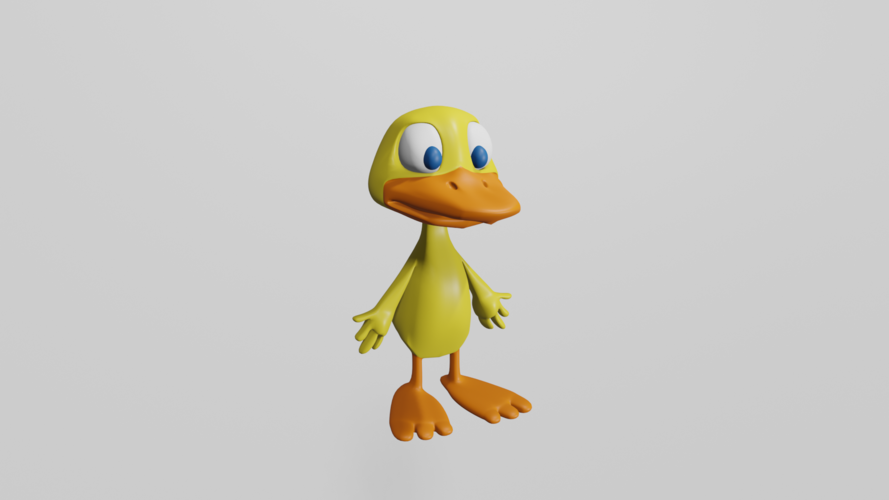 pato cartoon 3D Print 406481