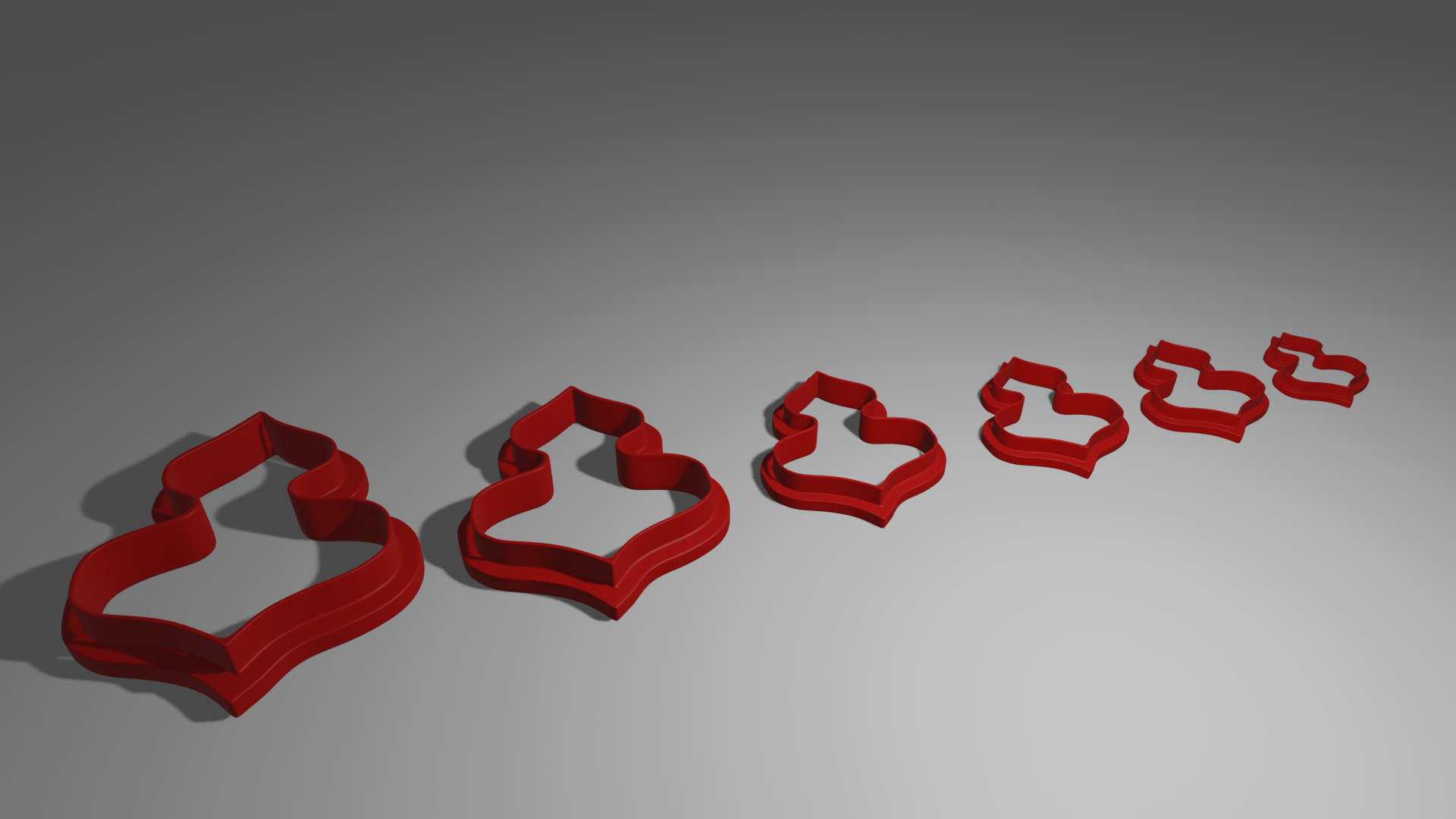 3D Printed Cortadores de arcilla polimerica- circulos by cristinauy