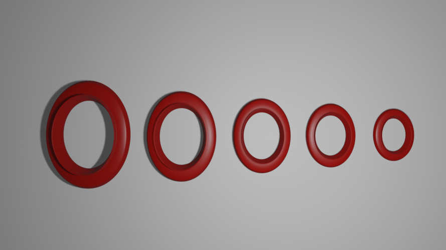Cortadores de arcilla polimerica- circulos 3D Print 406485
