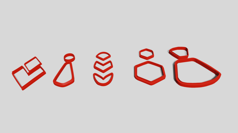 Cortadores de arcilla polimerica- pack