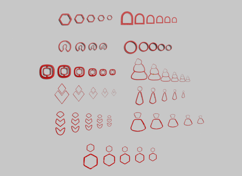 Cortador de arcilla polimerica- sets