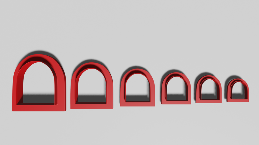 Cortadores de arcilla polimerica- arcos 3D Print 406489